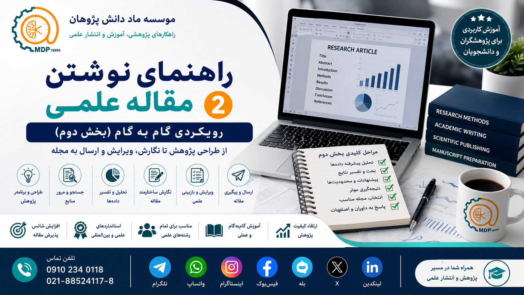 طراحی پرسشنامه استاندارد و معتبر برای پژوهش علمی با آموزش روایی، پایایی، تدوین گویه&zwnj;ها و اعتبارسنجی ابزار تحقیق